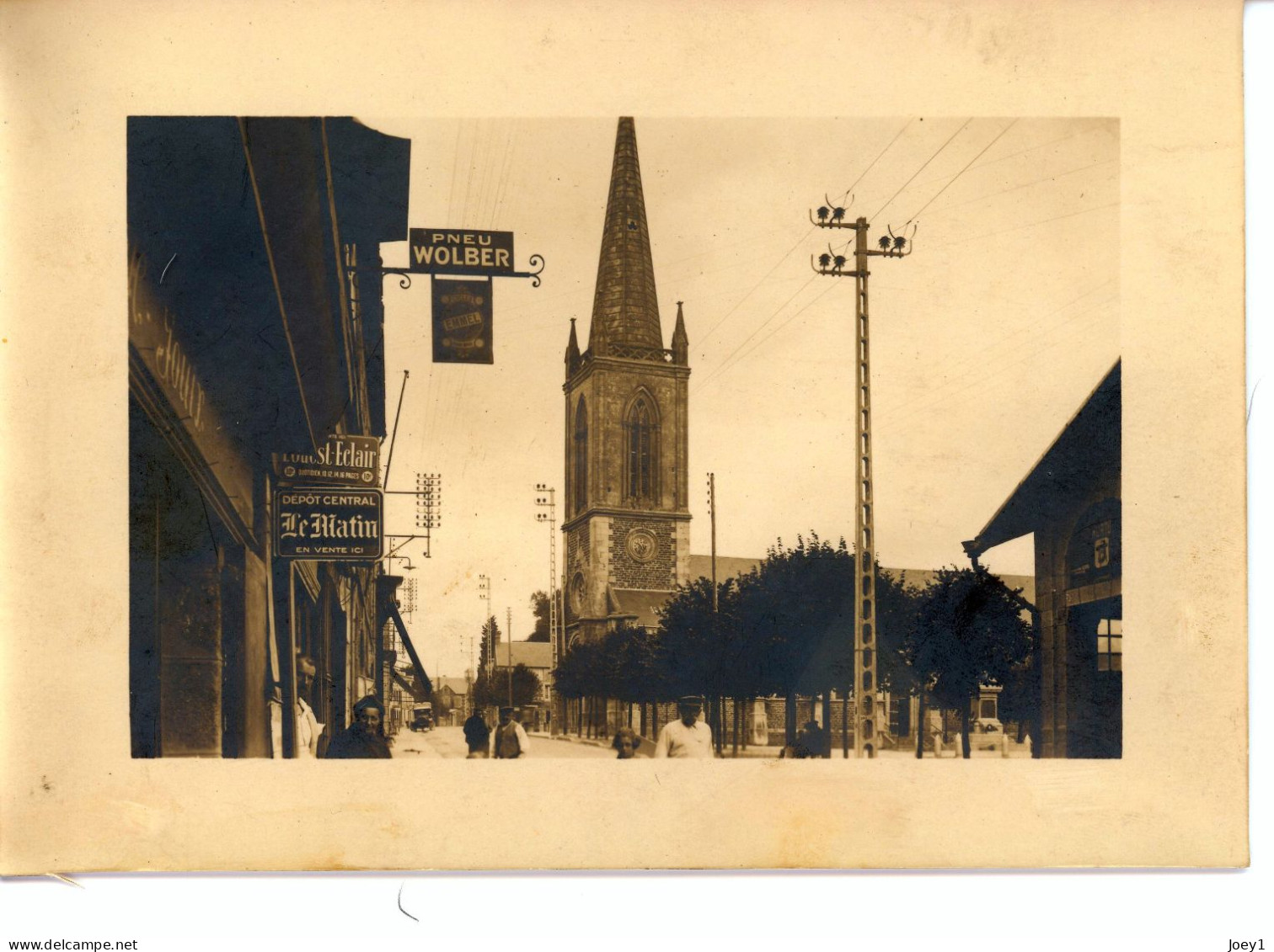 Photo De Bréhal, Département De La Manche Années 1920 Format 13/18 - Plaatsen