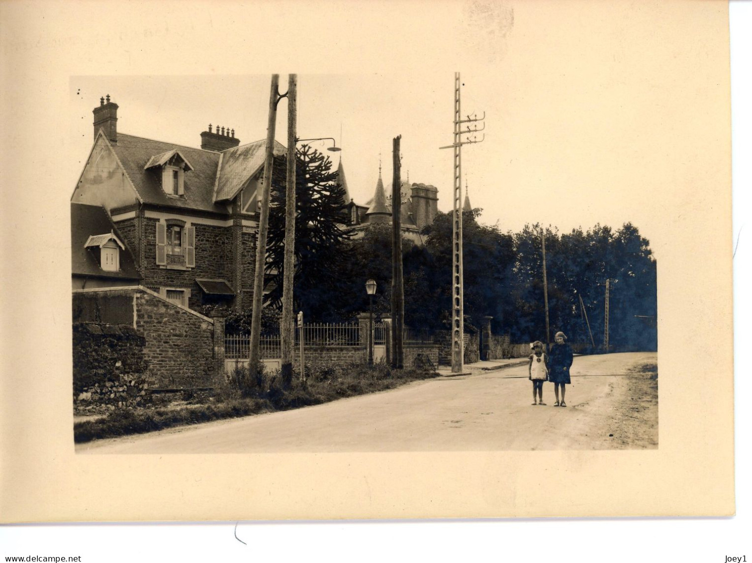 Photo De Bréhal, Département De La Manche Années 1920 Format 13/18 - Places