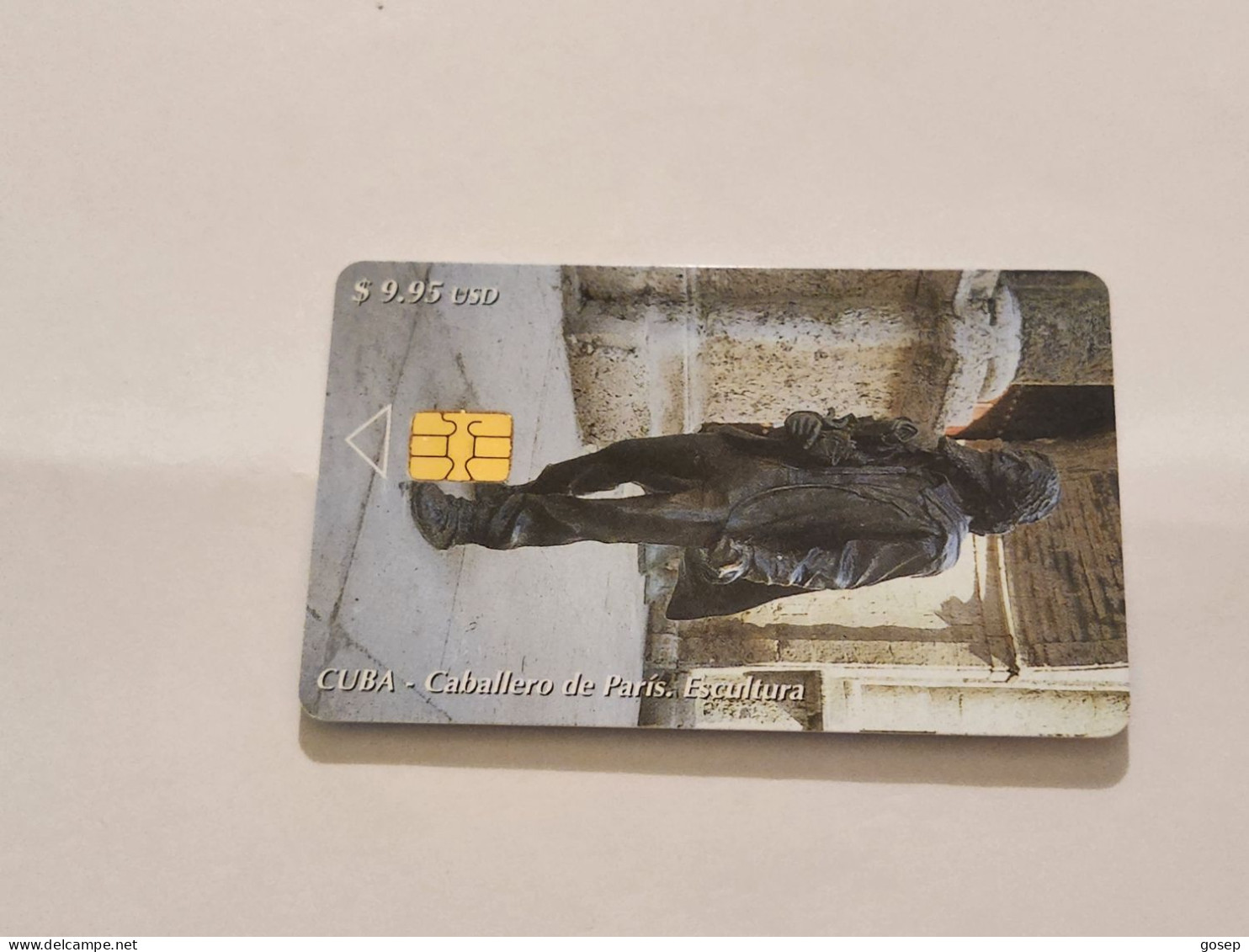 CUBA-(CU-ETE-0169)-Caballero De Paris-(33)-($9.95)-(0005765601)-used Card+1card Prepiad Free - Kuba