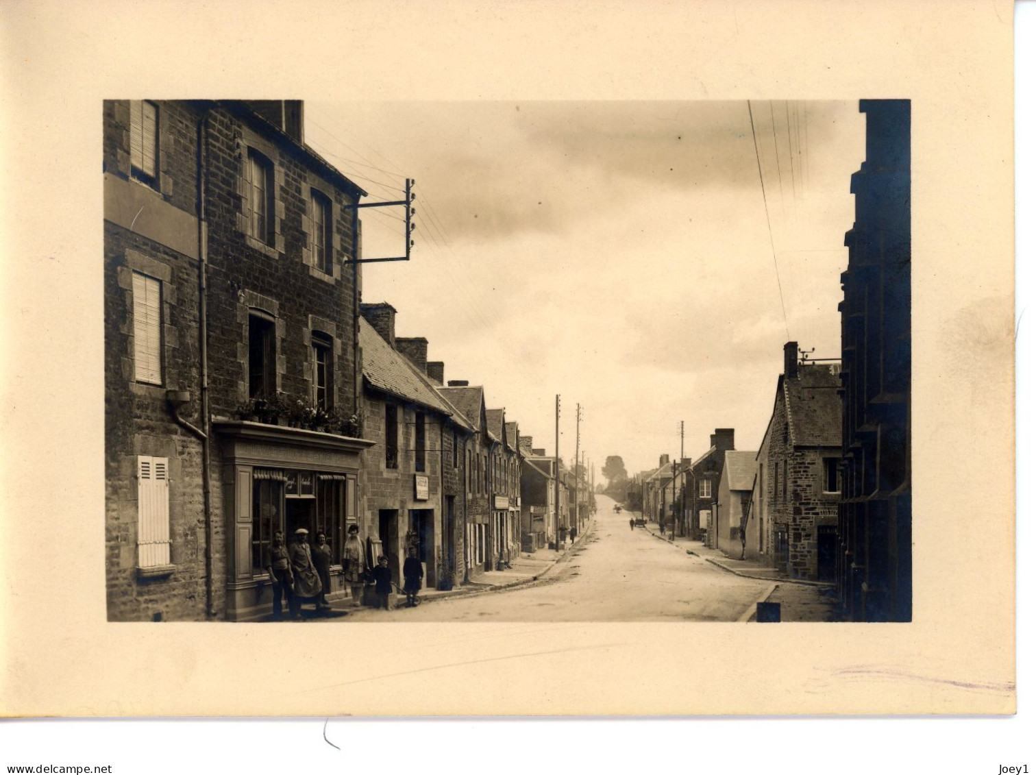 Photo De Bréhal, Département De La Manche Années 1920 Format 13/18 - Places