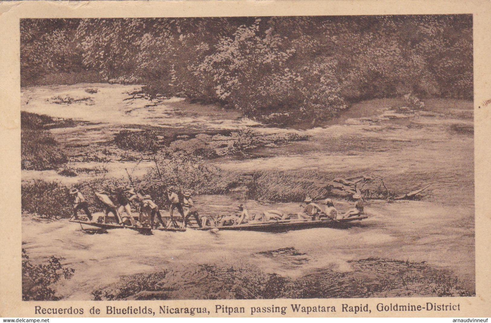 NICARAGUA RECUERDOS DE  BLUEFIELDS PITPAN PASSING WATAPARA - Nicaragua