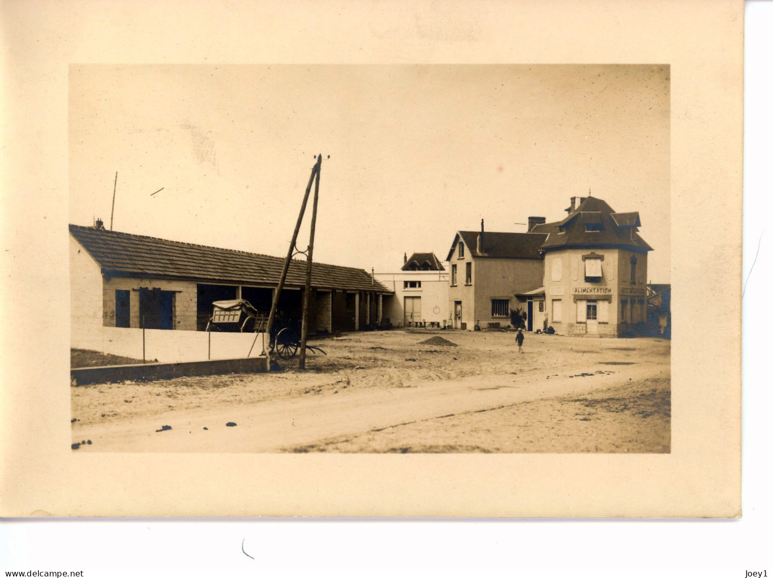 Photo De St Martin De Bréhal, Département De La Manche Années 1920 Format 13/18 - Places