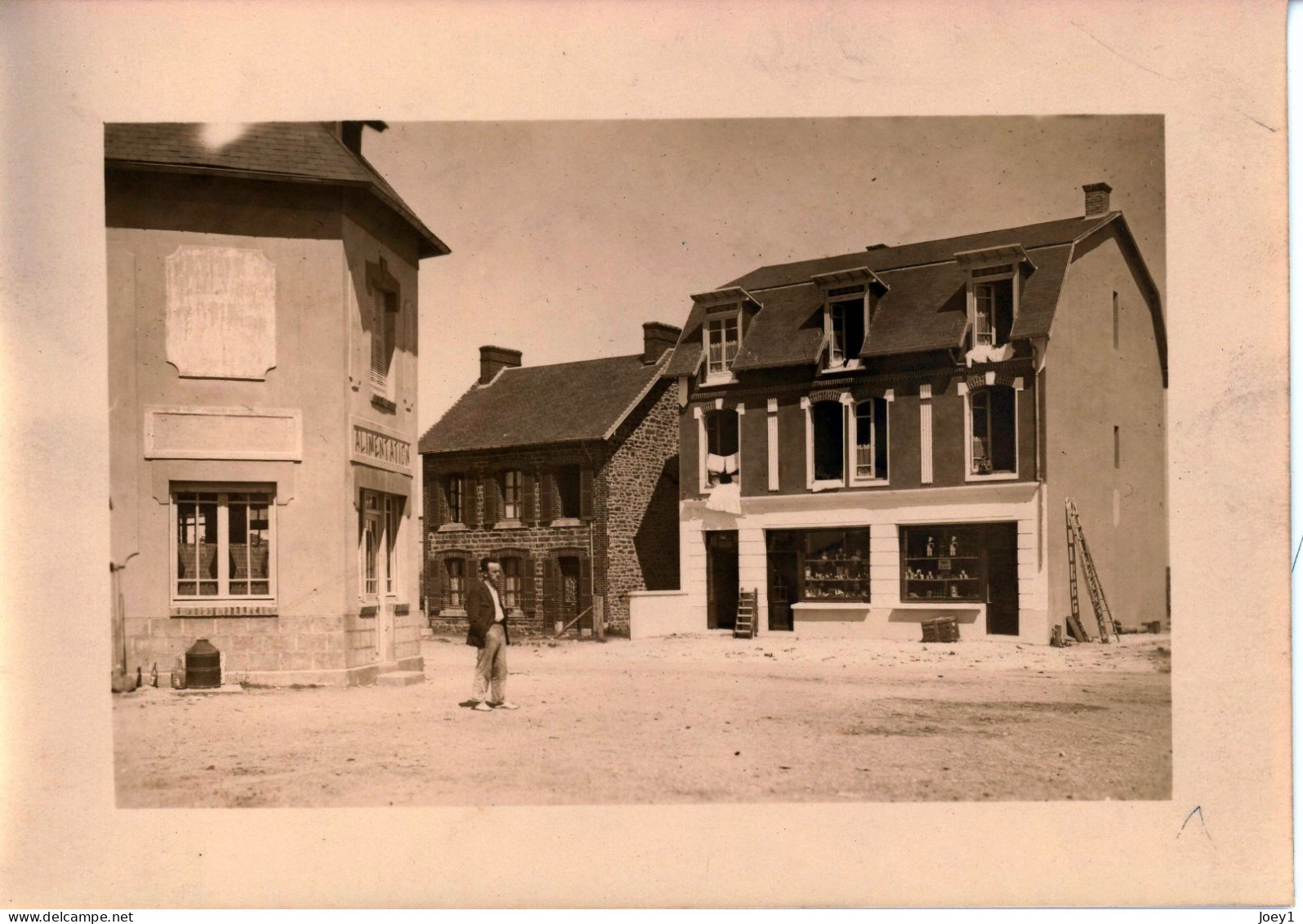 Photo De St Martin De Bréhal, Département De La Manche Années 1920 Format 13/18 - Plaatsen