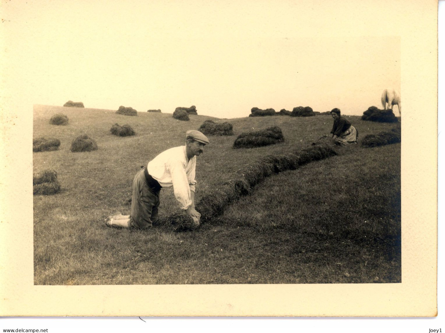 Photo De St Martin De Bréhal, Département De La Manche Années 1920 Format 13/18 - Orte