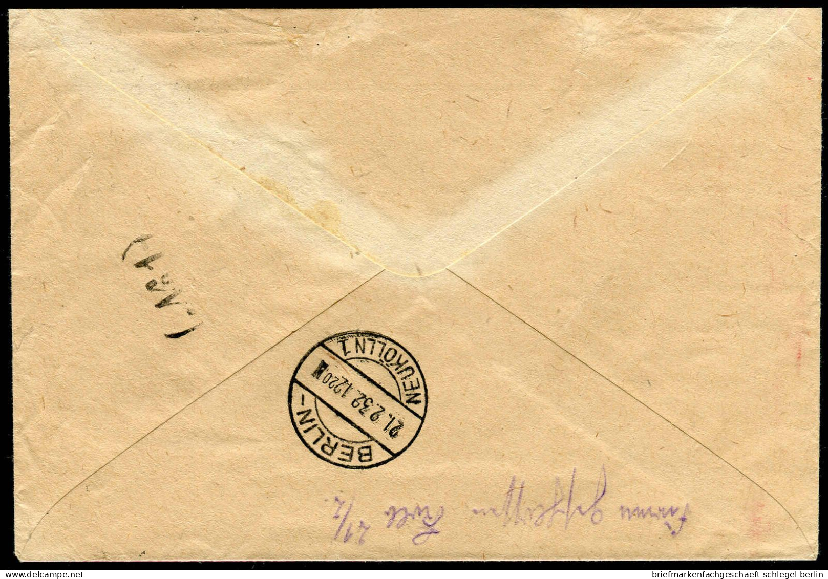 Berliner Postgeschichte, 1932, UdSSR, Brief - Cartas & Documentos