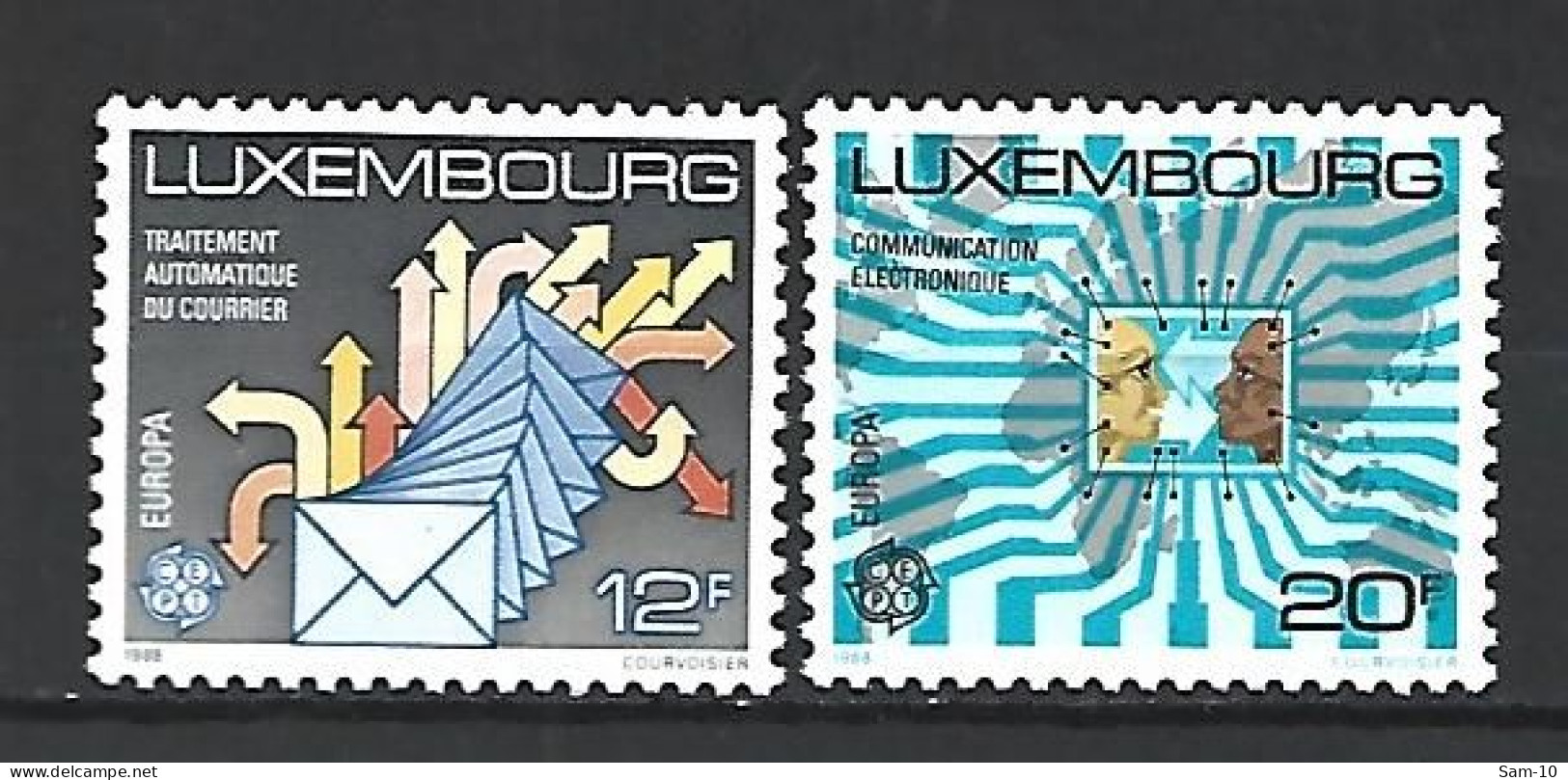 Timbre De Europa Neuf ** Luxembourg N 1149 / 1150 - 1988