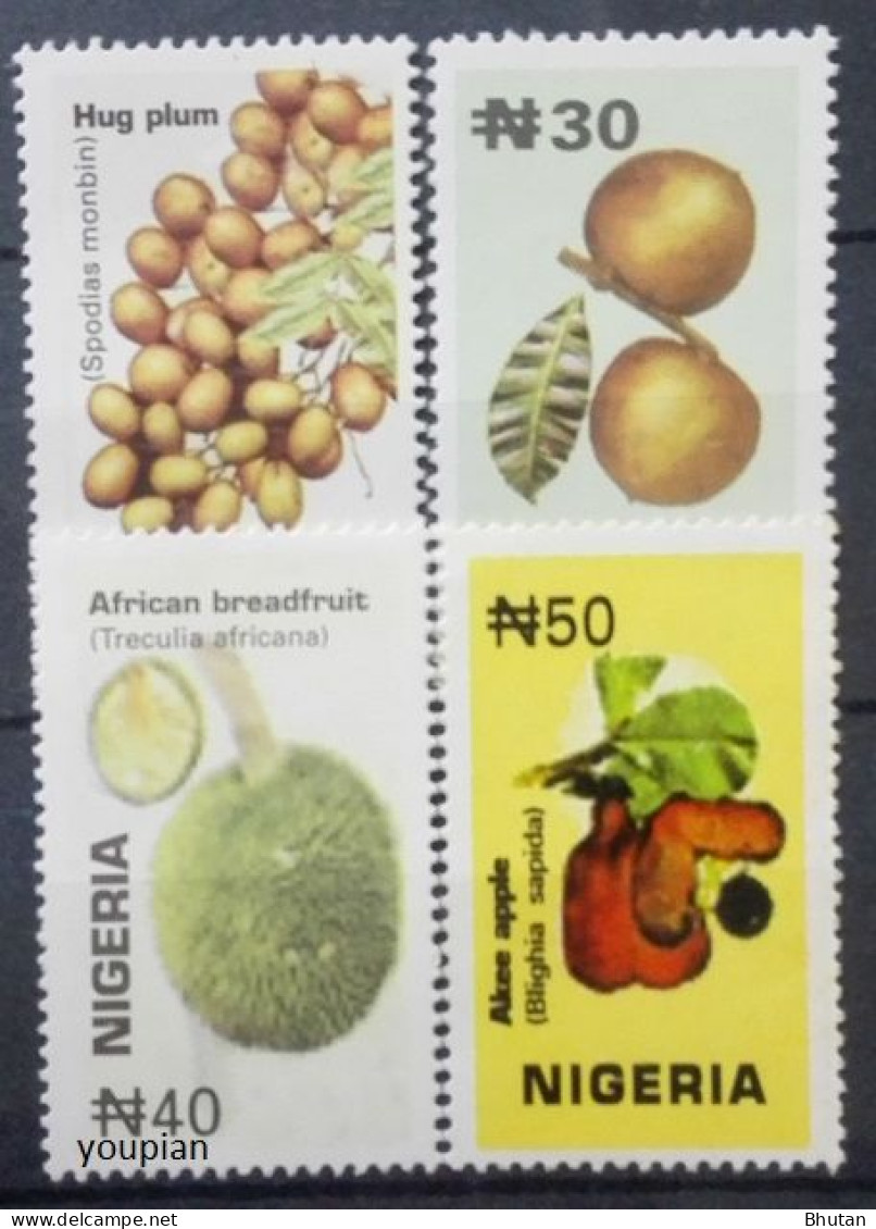 Nigeria 2001, Fruits, MNH Stamps Set - Nigeria (1961-...)