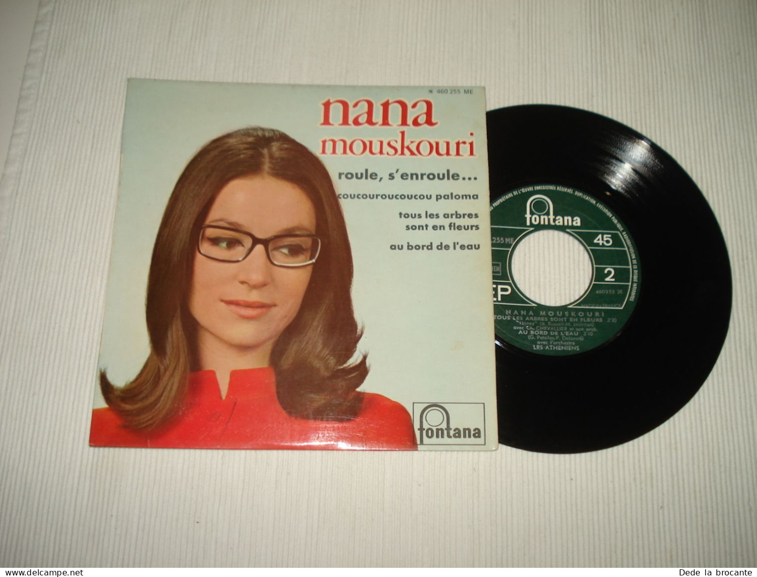 B13 / Nana Mouskouri – Coucourou Paloma - EP – 460 255 ME - Fr 1968  NM/NM - Spezialformate