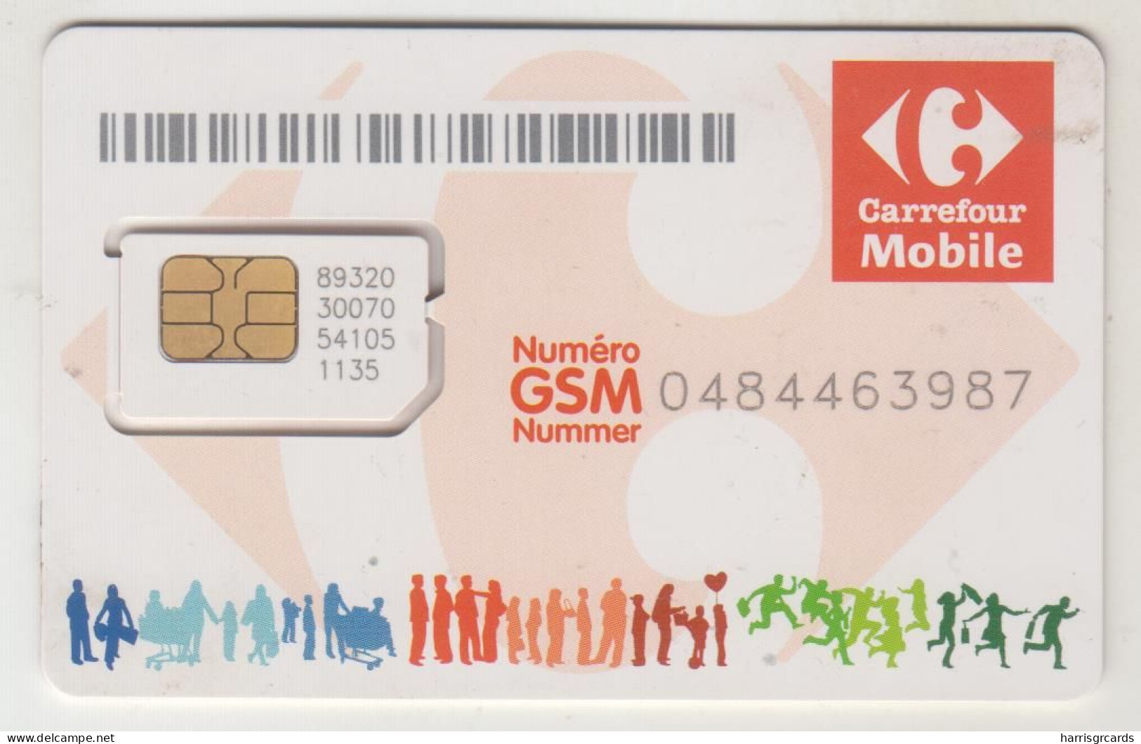 BELGIUM - Carrefour Mobile GSM Card, Mint - [2] Prepaid & Refill Cards