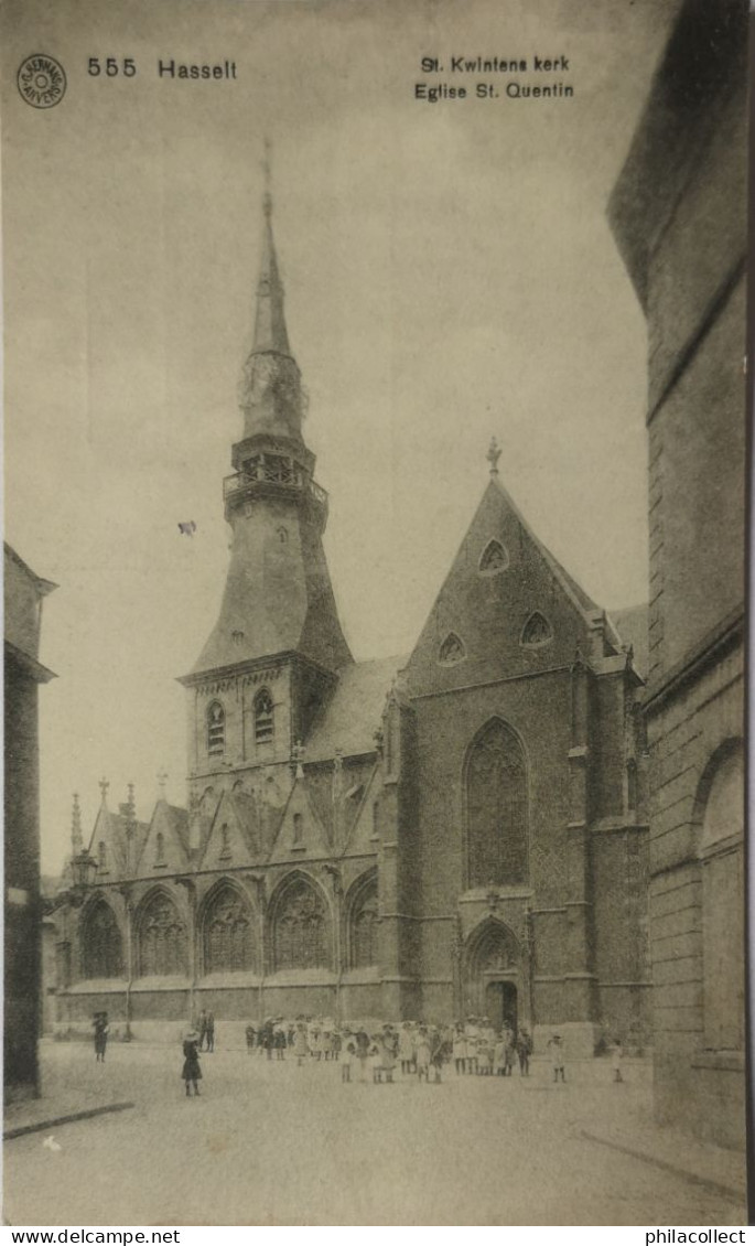 Hasselt // St. Kwintens Kerk 1919? Ed. Hermans 555 - Hasselt