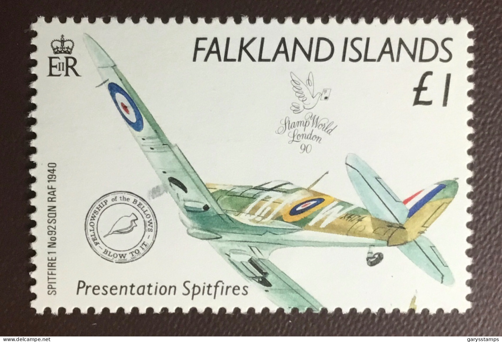 Falkland Islands 1990 Stamp World Stamp From Minisheet MNH - Falkland Islands