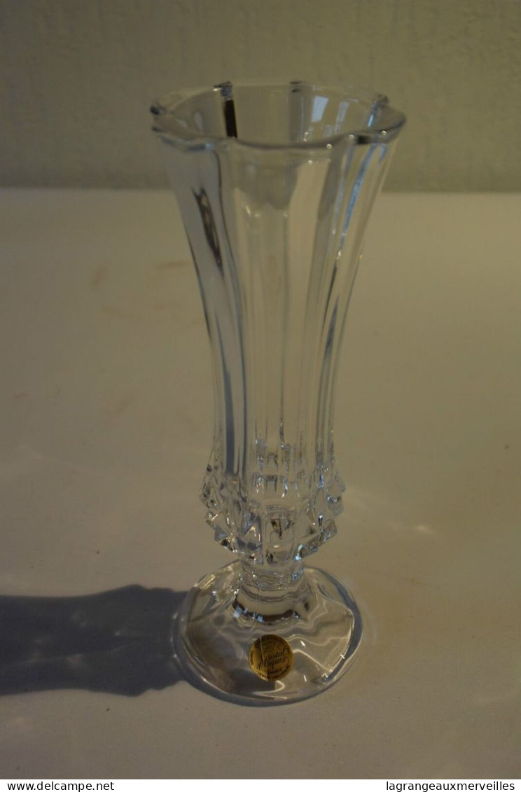 C51 Vase Soliflore En Cristal D'Arques France Art Déco - Vazen