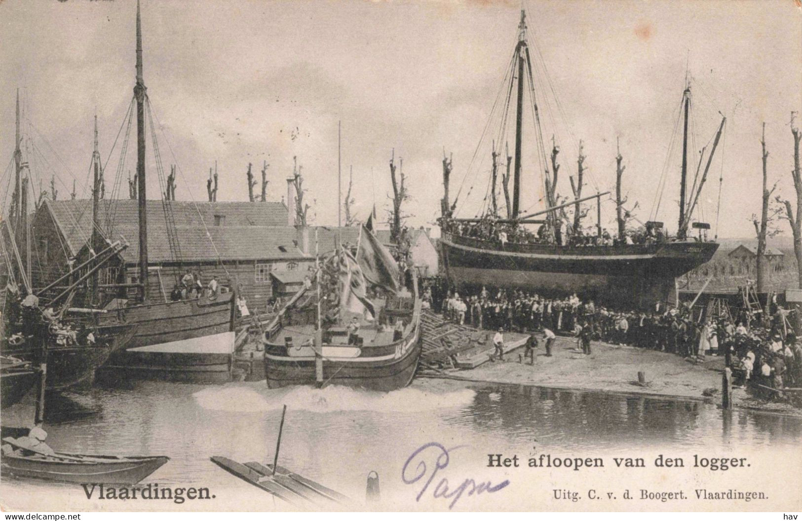 Vlaardingen Het Aflopen Van Den Logger 3068 - Vlaardingen