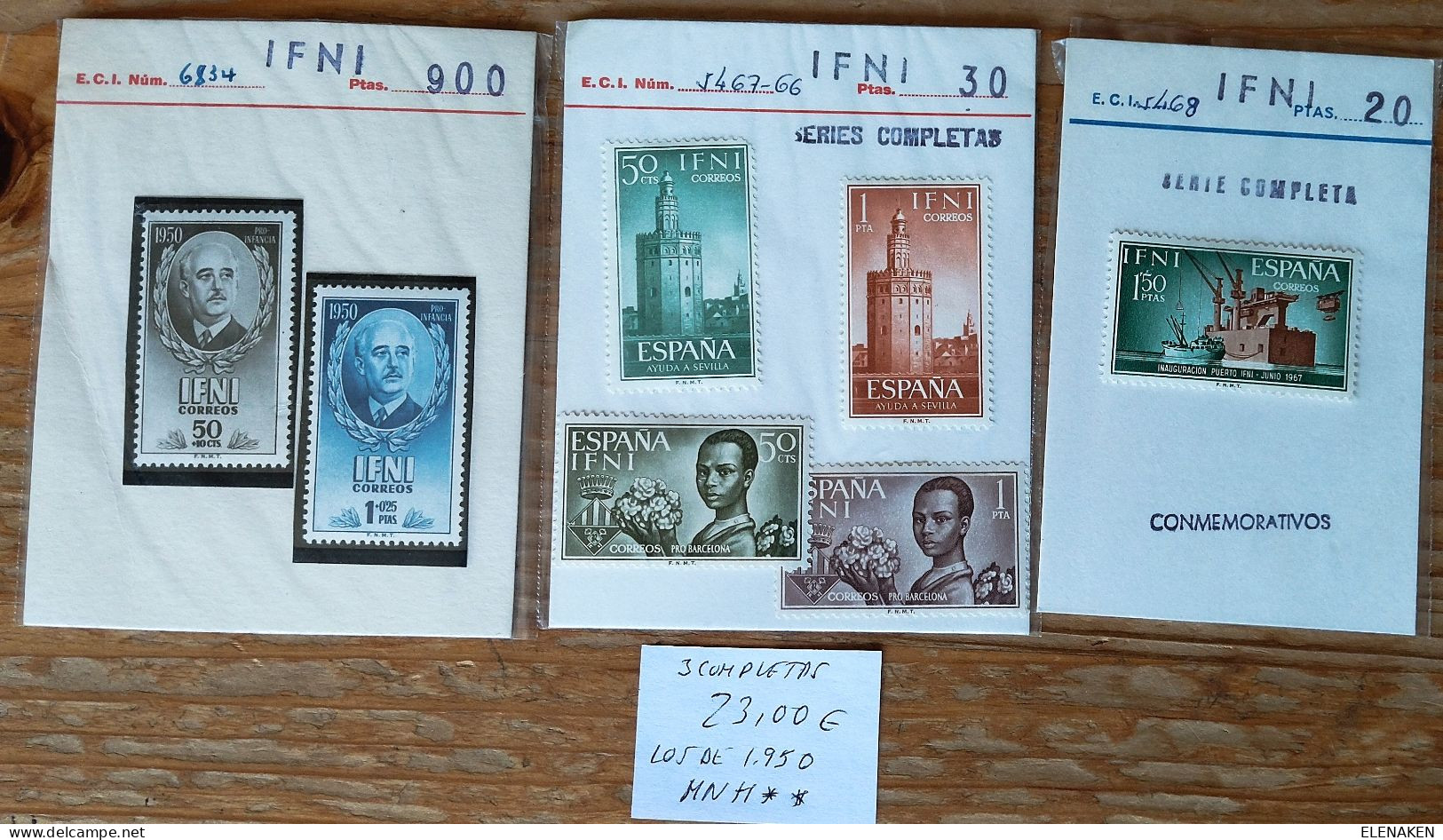 L12- SELLOS IFNI CON 3 SERIES COMPLETAS 23,00€, LOS DE 1950 NUEVOS** - Ifni