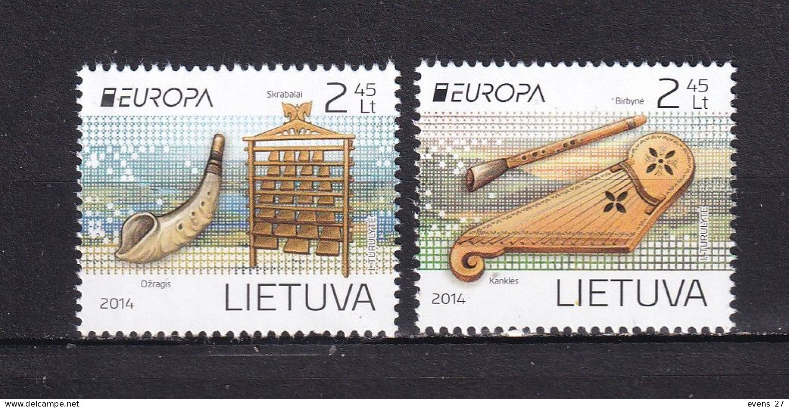 LITHUANIA-2014-EUROPA-MNH - 2014