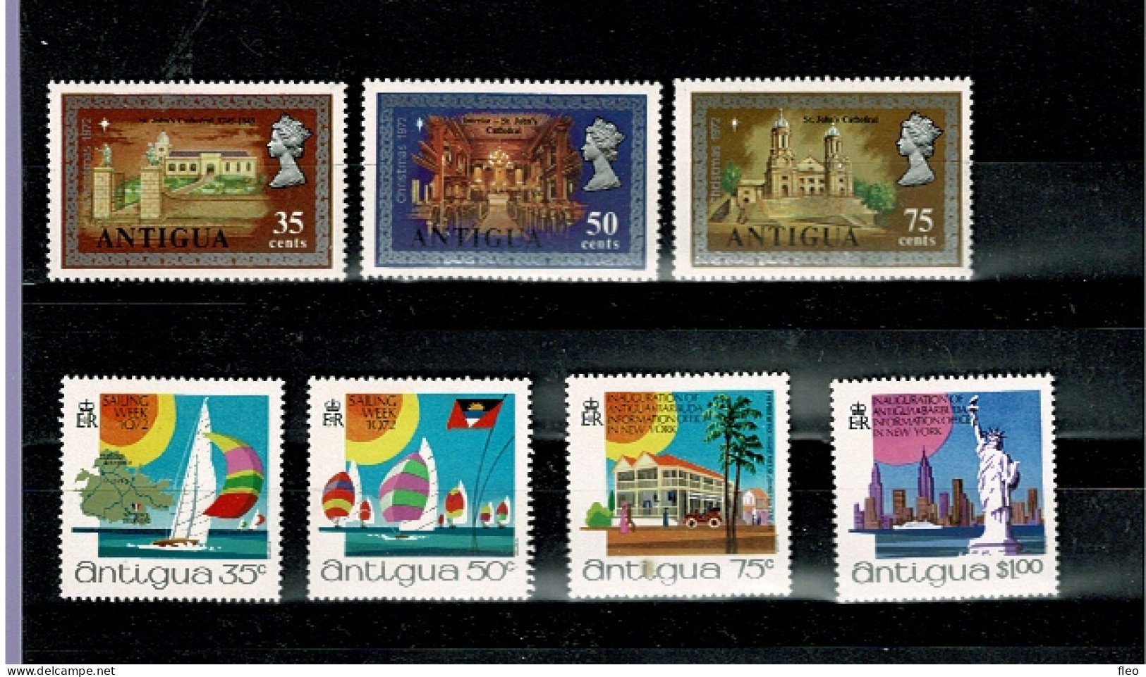 1972 Antigua & Barbuda : Series** - 1960-1981 Ministerial Government