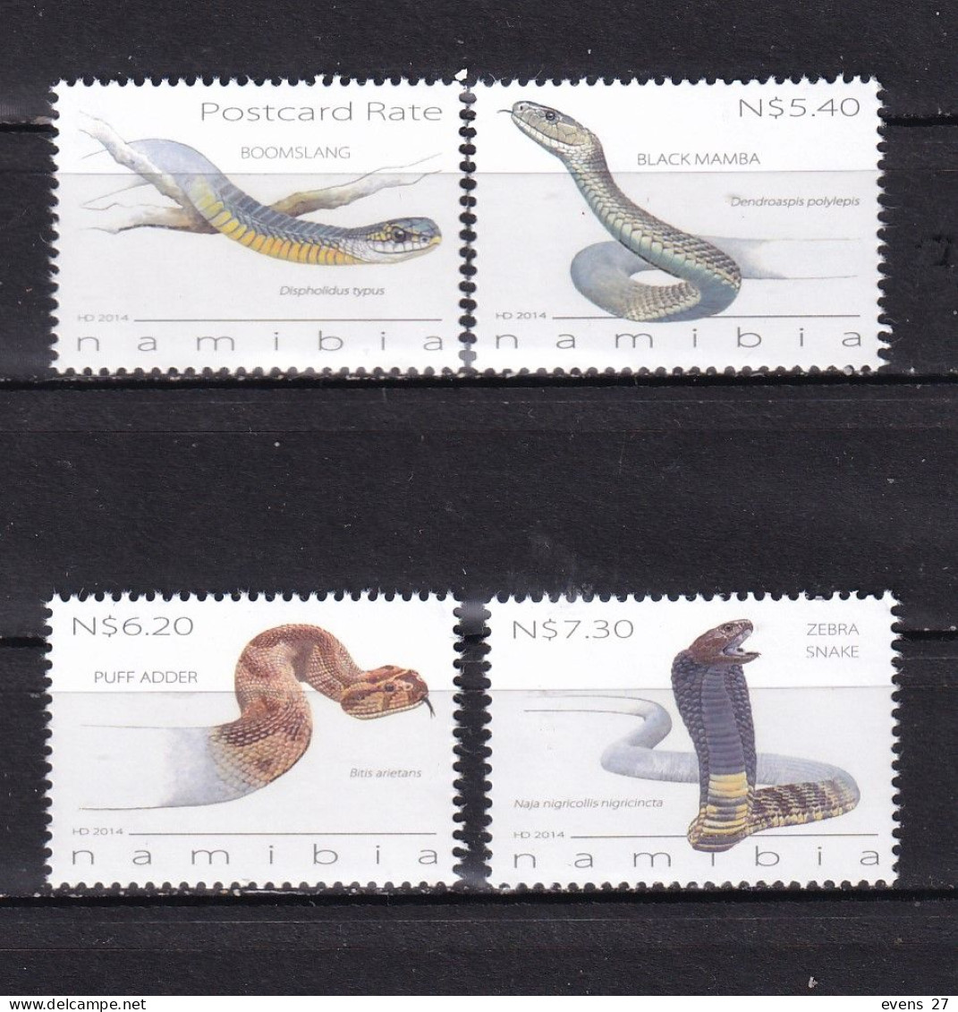 NAMIBIA-2014- SNAKES-MNH - Serpents