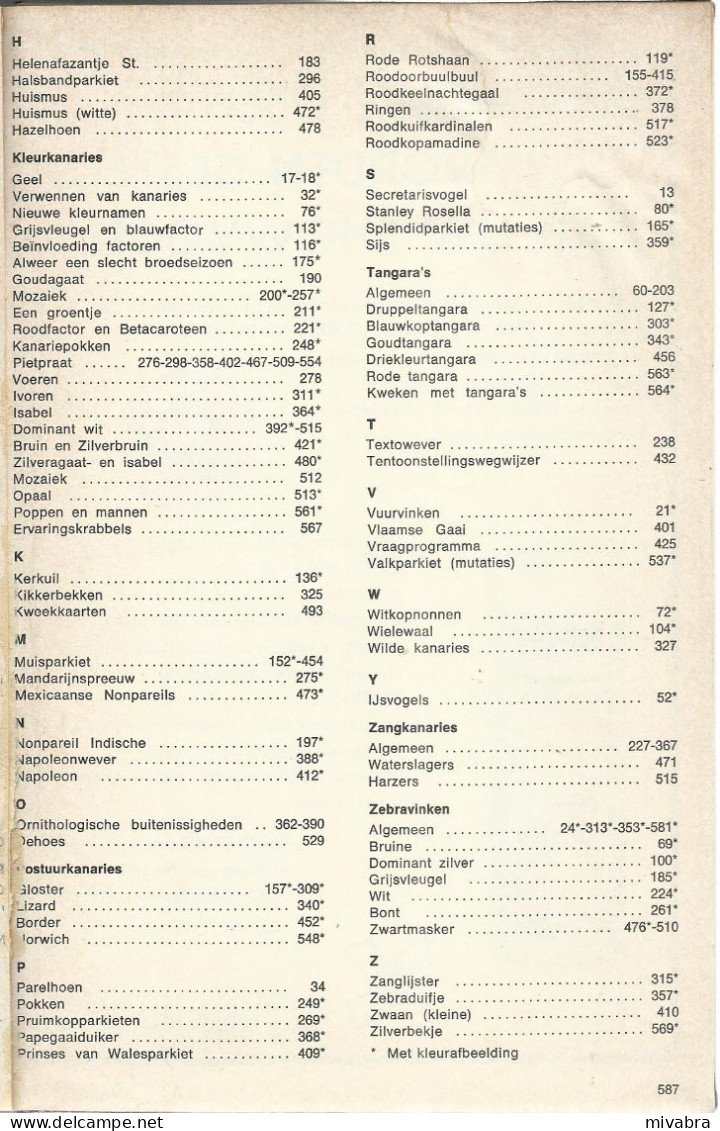 ONZE VOGELS 1972 - 33e JAARGANG VOLLEDIG - MAANDBLAD VAN DE NEDERLANDSE BOND VAN VOGELLIEFHEBBERS - Dieren