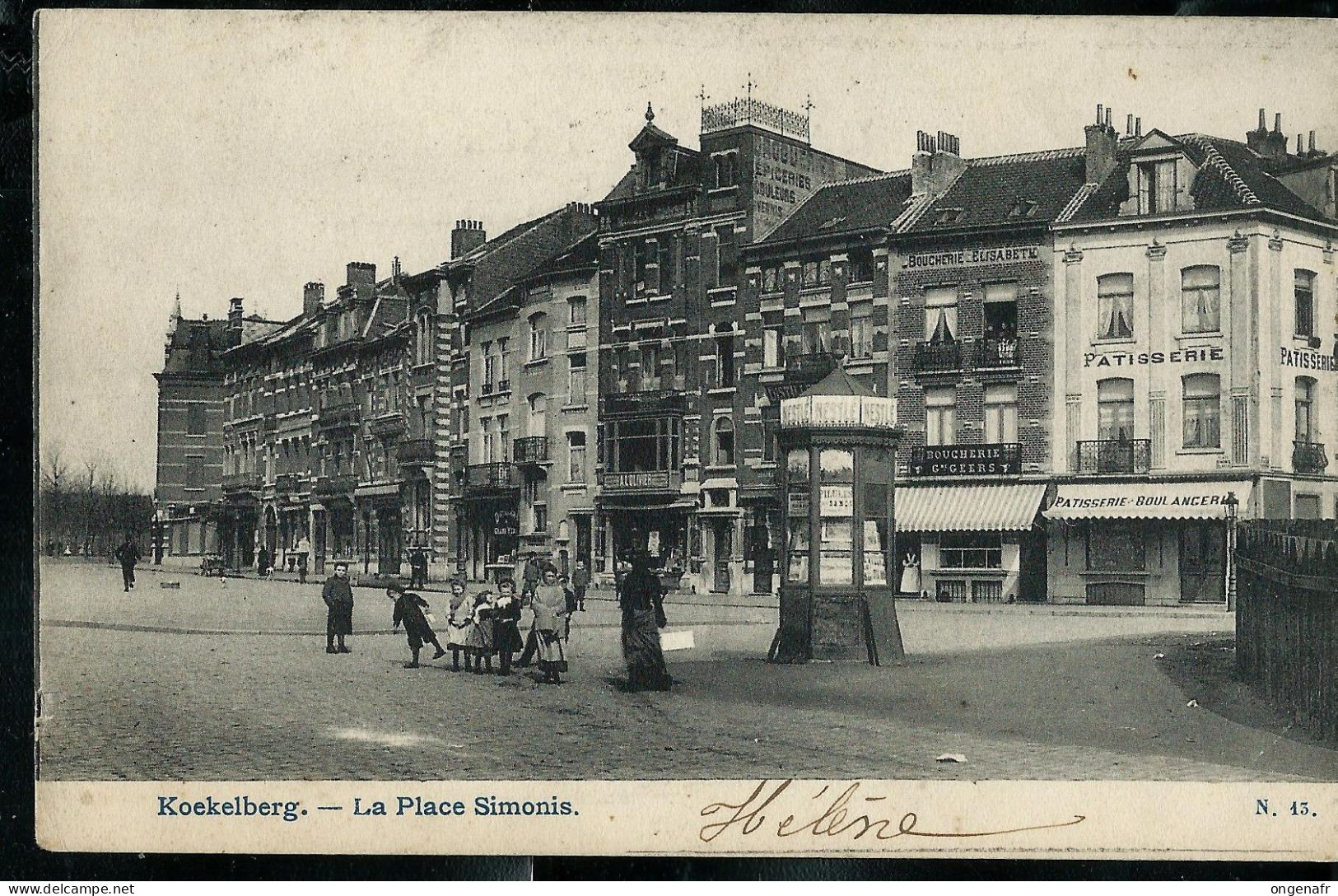 La Place Simonis  - Obl. 1906 - Koekelberg