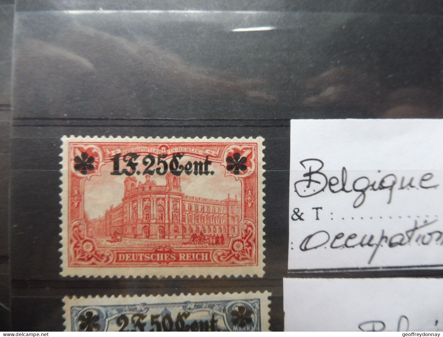 Belgique Belgie Occupation Oc 36 Mh Neuf * Plakken Mooie Charniere Perfect 1914 Bonne Valeur - OC26/37 Zonas Iniciales