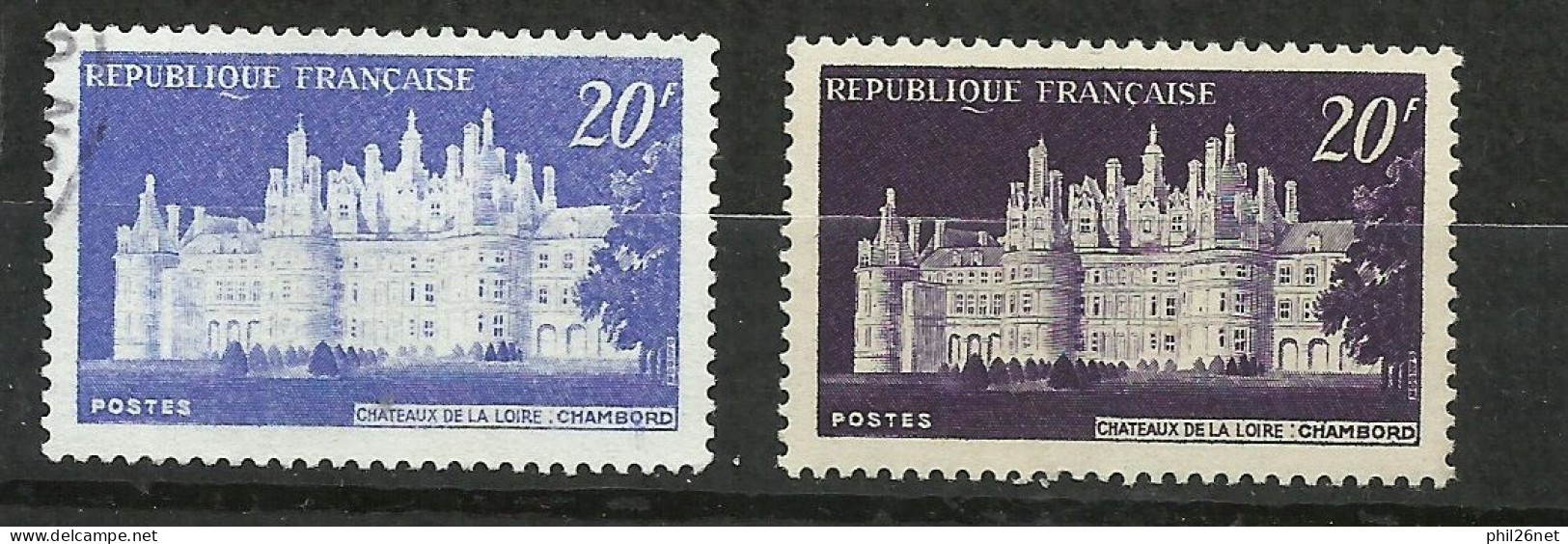 France  N° 924  Château De Chambord Bleu Roi   Neuf ( * ) B/TB  Le Timbre Type Sur Les Scans Pour Comparer   Soldé ! ! ! - Unused Stamps