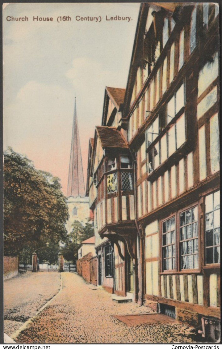 Church House (16th Century), Ledbury, 1910 - Tilley's Postcard - Herefordshire