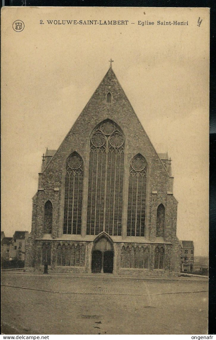 Eglise Saint-Henri -  Obl. 1924 - - St-Lambrechts-Woluwe - Woluwe-St-Lambert