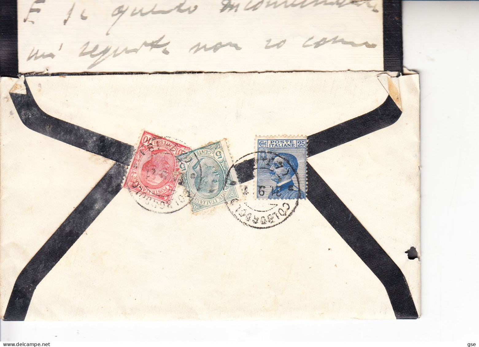 ITALIA 1921 - Esopresso Da Colbordoli Affrancato Con 3 Diferrenti Francobolli Del Regno - Express Mail