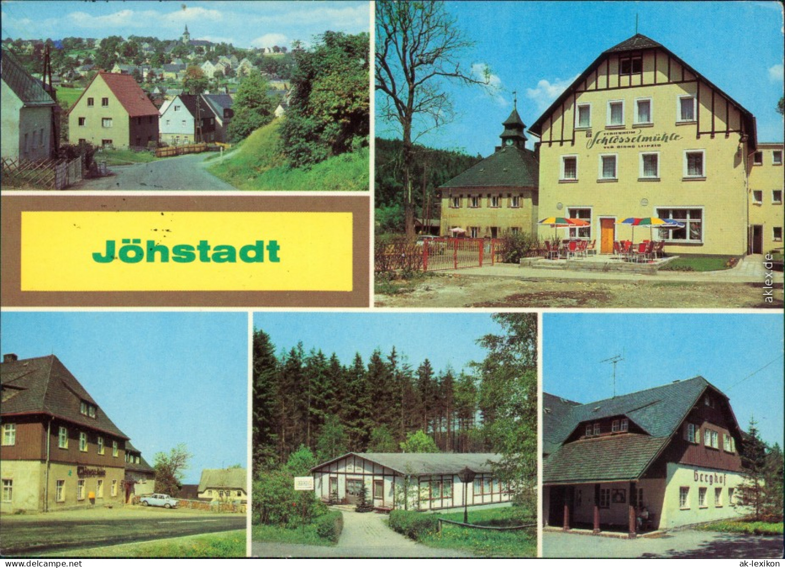 Jöhstadt (Erzgebirge) Ansichten Ansichtskarte 1982 - Jöhstadt