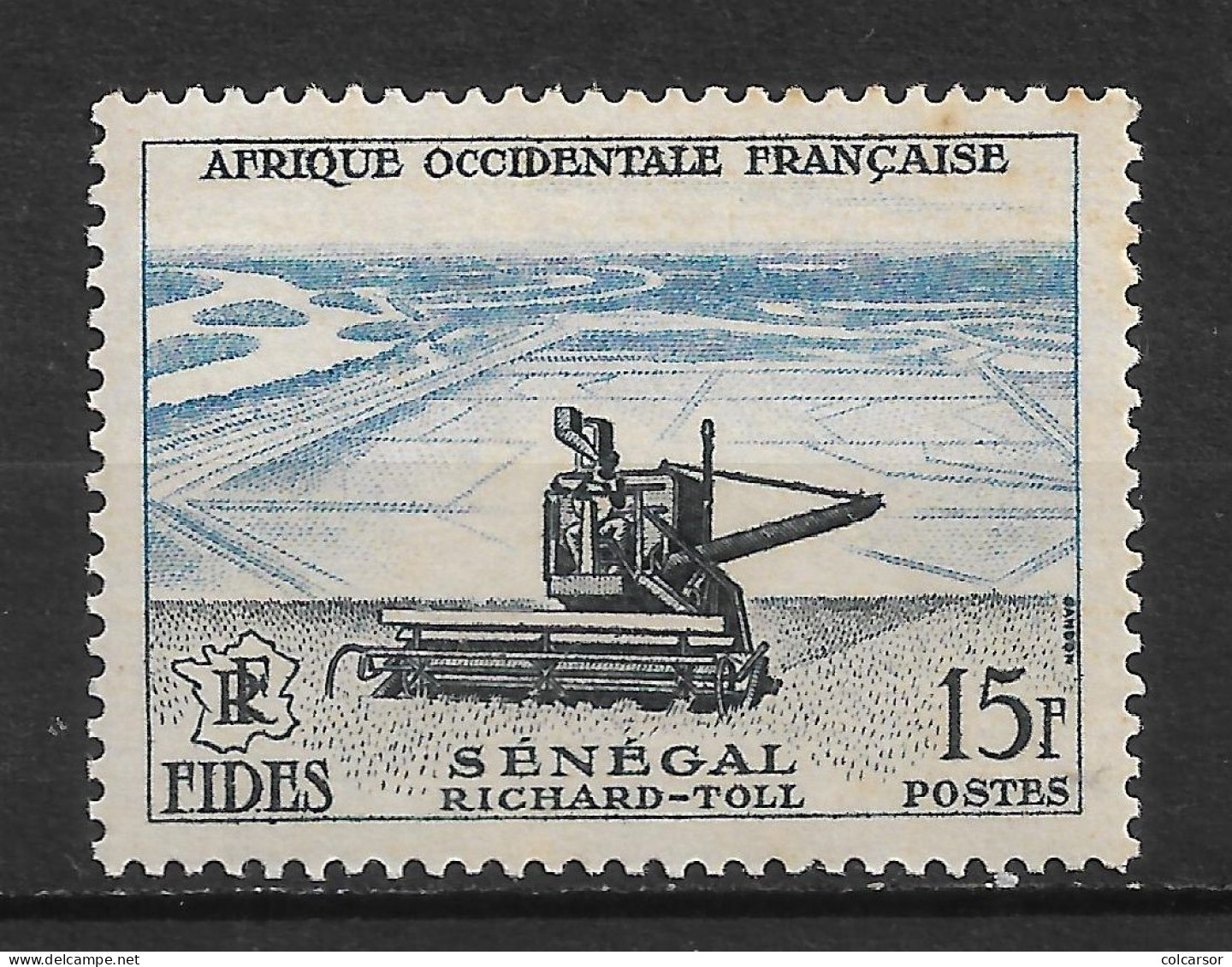 A. O  F.   N°    58 " SÉNÉGAL  FIDES " - Gebruikt