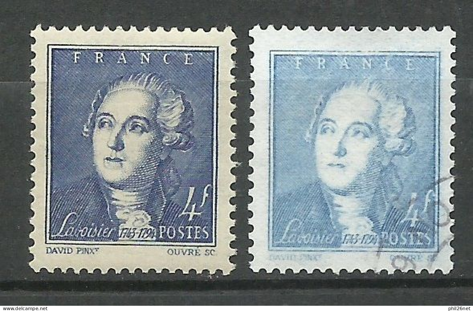 France  N° 581  Lavoisier  Bleu Clair  Oblitéré   B/TB  Le Timbre Type Sur Les Scans Pour Comparer  Soldé ! ! ! - Used Stamps