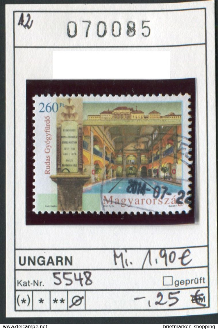 Ungarn 2012 - Hungaria 2012 - Hongrie 2012 - Michel 5548 - Oo Oblit. Used Gebruikt - Used Stamps