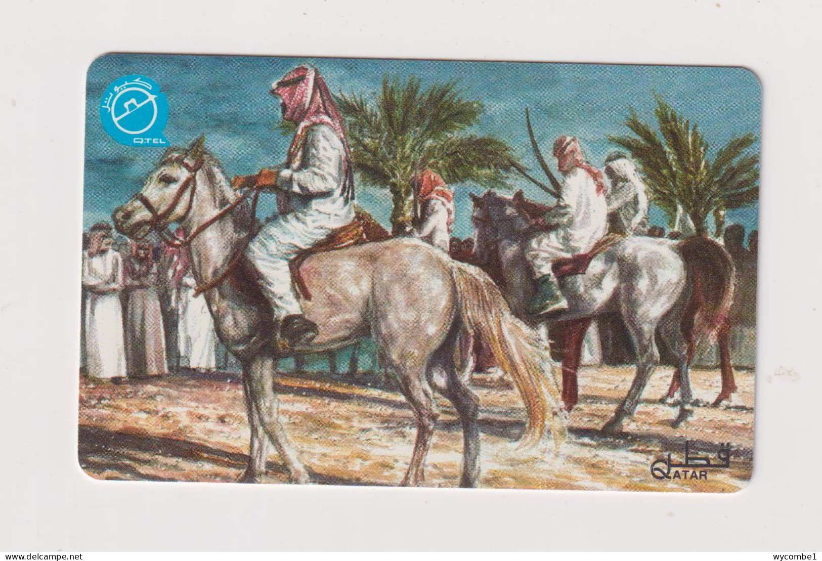 QATAR - Horsemen Magnetic Phonecard - Qatar