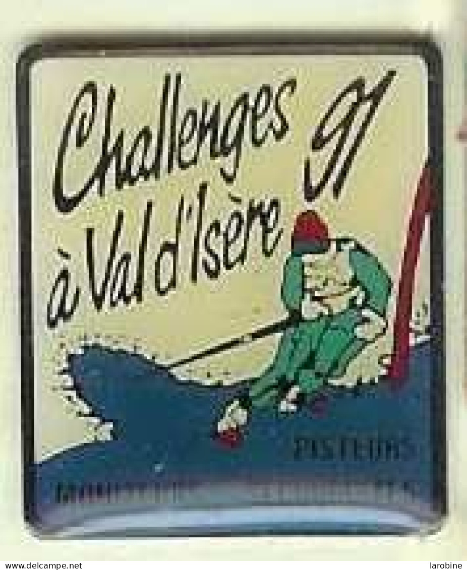 @@ Ski Skieur Challenge à Val D' Isère 91 Savoie Pisteurs Moniteurs Secouristes (2x2.4) @@sp489b - Wintersport
