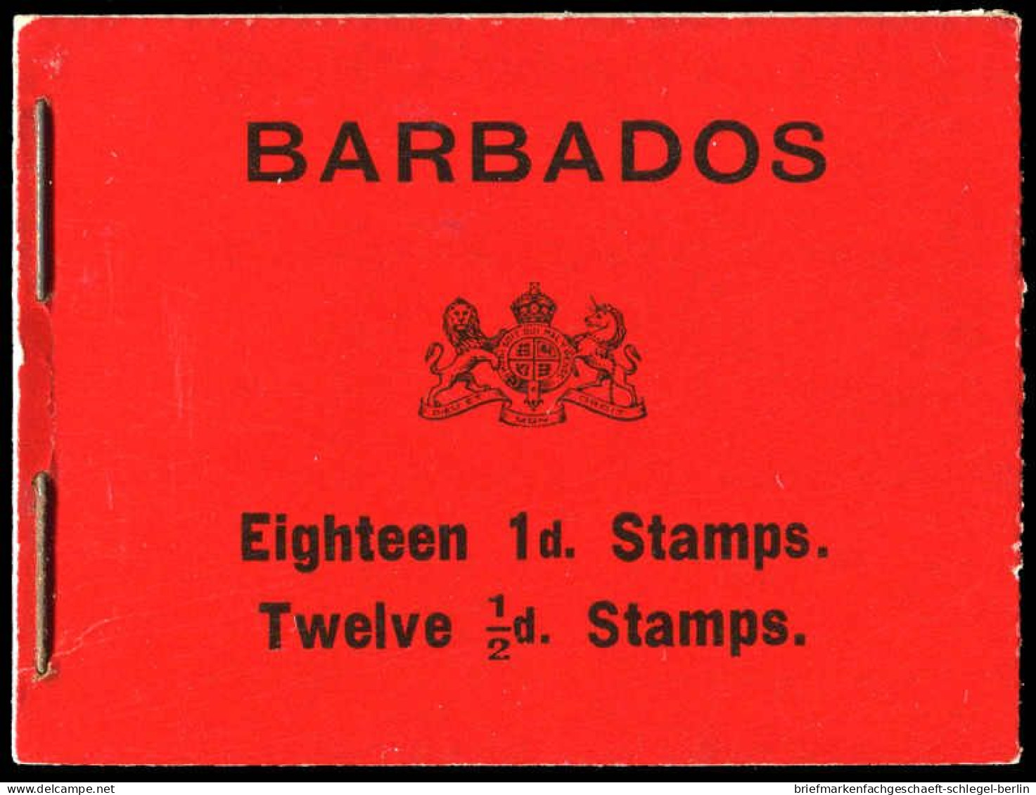 Barbados, 1913, SG SB 2, Postfrisch - Barbados (1966-...)