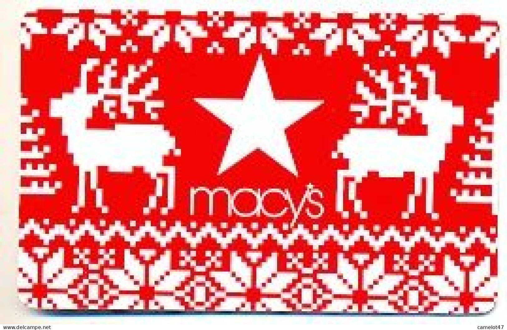 Macy's, U.S.A., Carte Cadeau Pour Collection, Sans Valeur # Macys-86 - Treuekarten