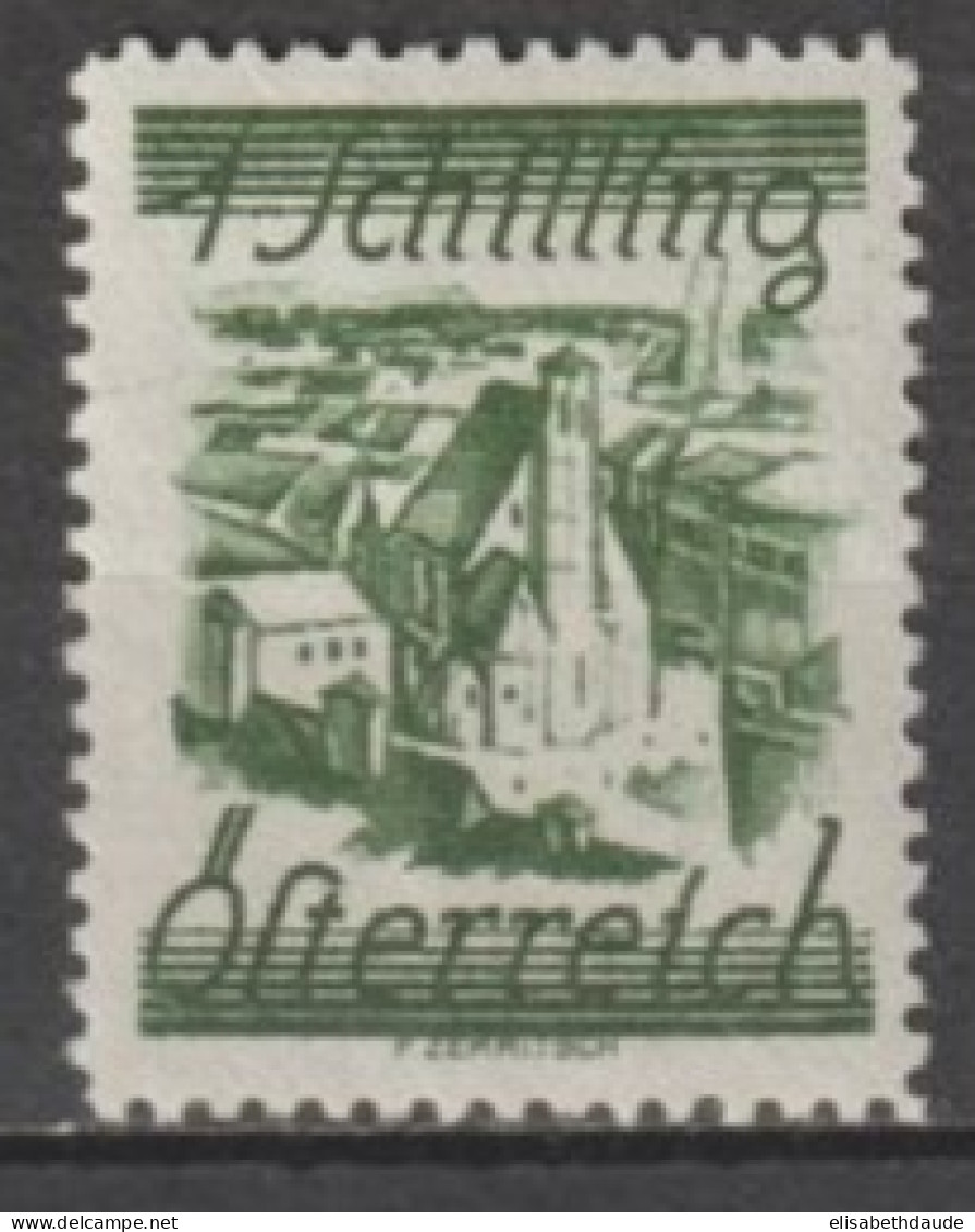 AUTRICHE - 1924 - YVERT N° 349 * MLH  - COTE = 30 EUR - Neufs