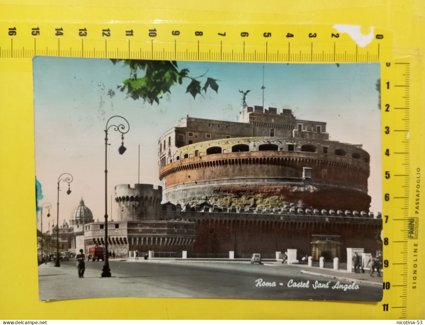 CT-05266- ROMA - CASTEL SANT'ANGELO - MOLTO ANIMATA VIAGGIATA 1957 - Castel Sant'Angelo