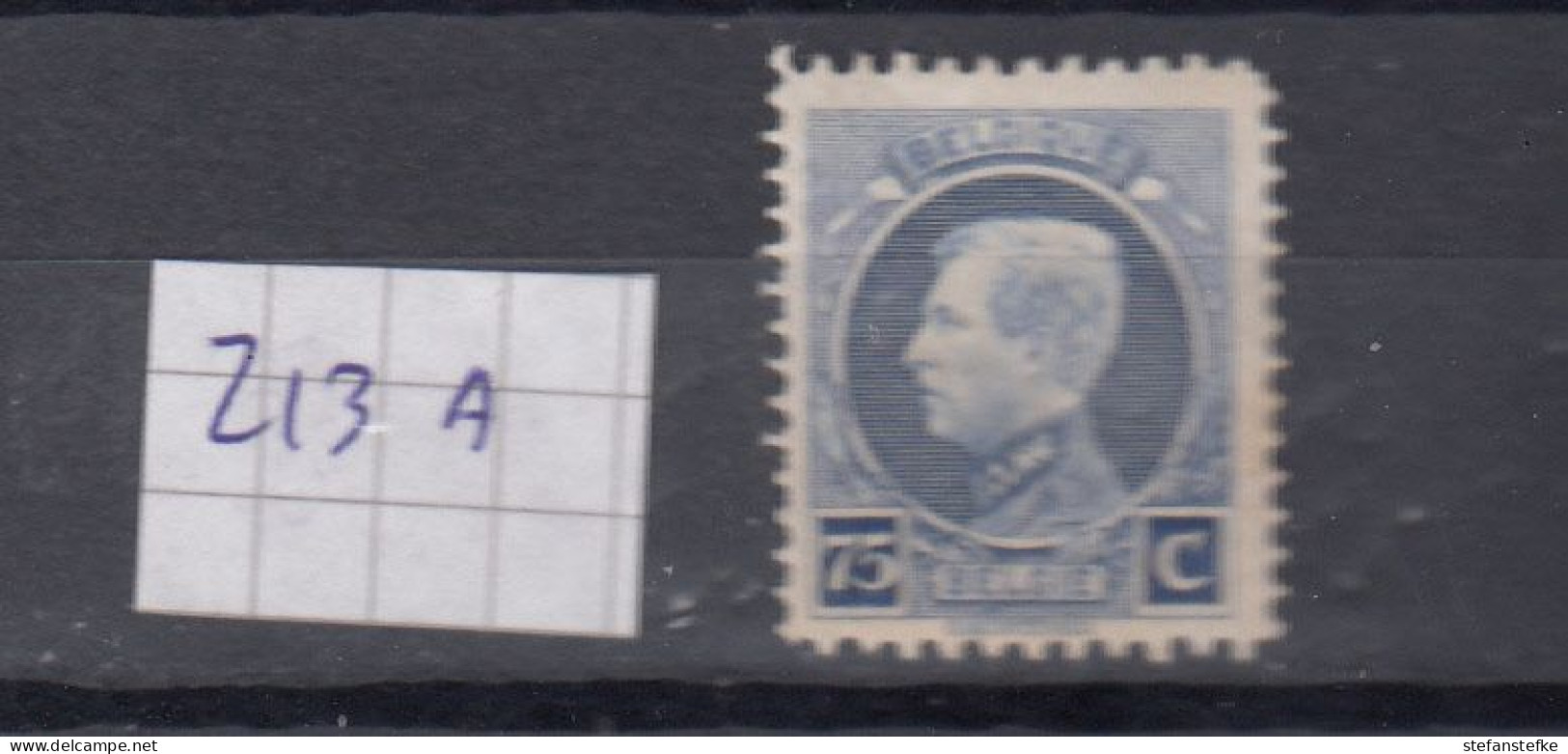 Belgie - Belgique: OCB Nr  213A * MH   (zie  Scan) - 1921-1925 Kleine Montenez