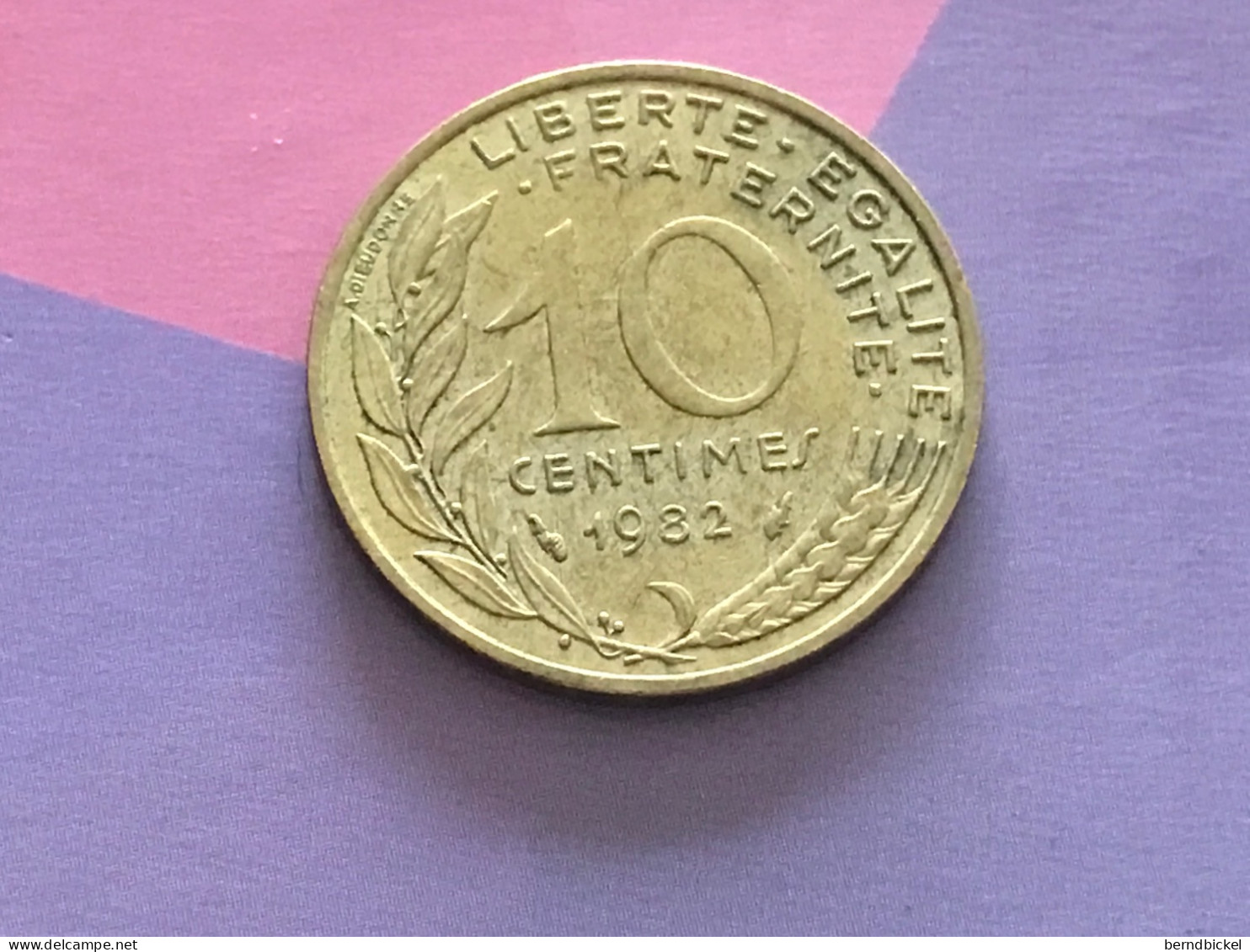 Münze Münzen Umlaufmünze Frankreich 10 Centimes 1982 - 10 Centimes