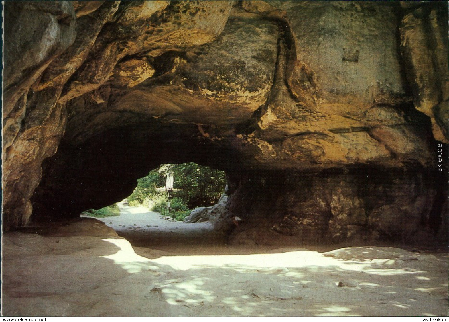 Kirnitzschtal Kuhstall, Himmelsleiter - Sächsische Schweiz 1985 - Kirnitzschtal