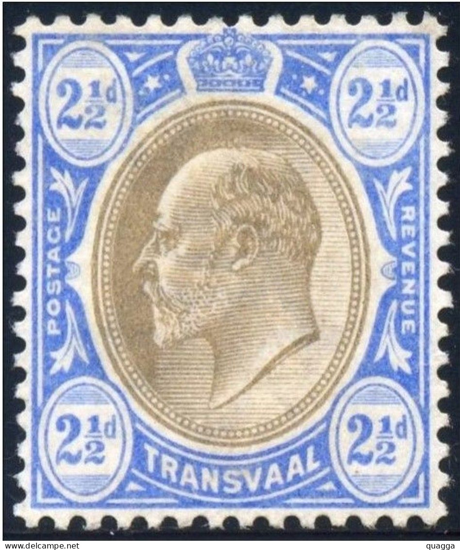 Transvaal 1902. 2½d INVERTED WATERMARK. SACC 253a(*). SG 247w(*) - Transvaal (1870-1909)