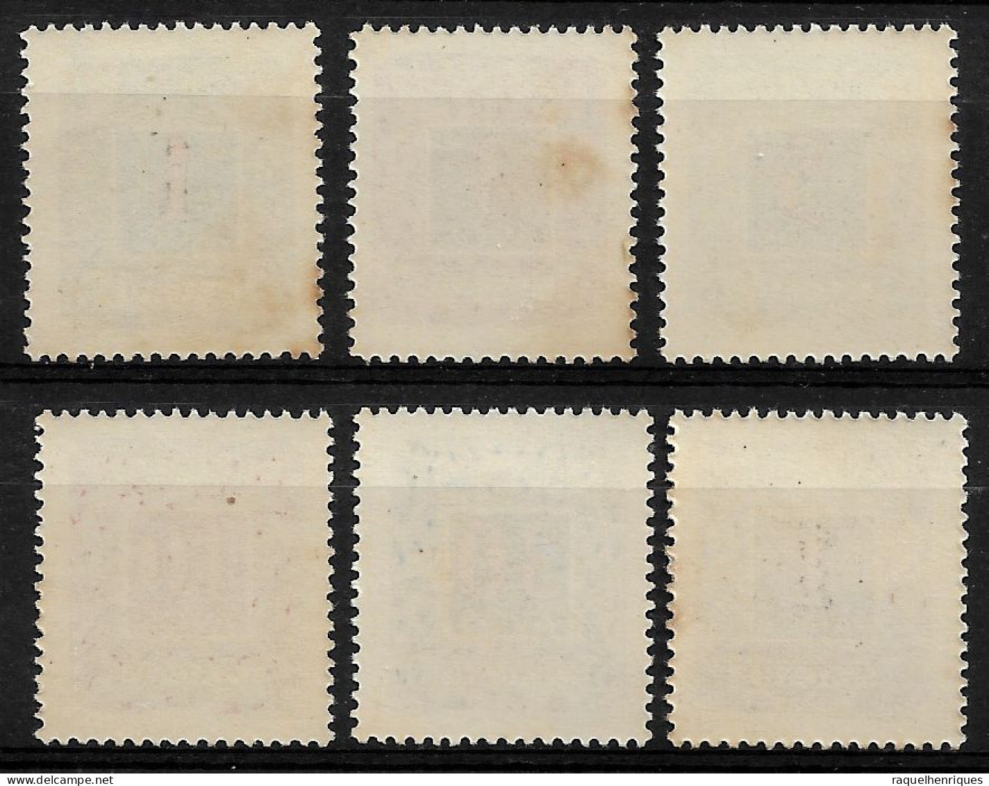 MACAU POSTAGE DUE 1952 Numeral Stamps SET MH ( (NP#70-P14-L7) - Postage Due