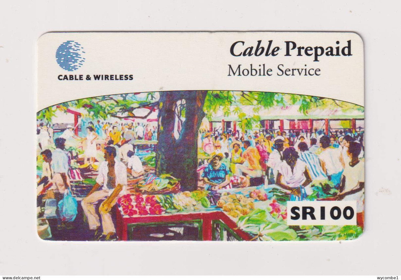 SEYCHELLES - Market Scene Remote Phonecard - Seychellen