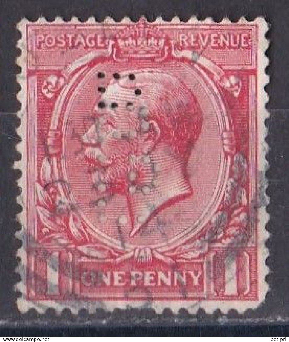 Grande Bretagne - 1911 - 1935 -  George  V  -  Y&T N °  140  Perforé  D - Gezähnt (perforiert)