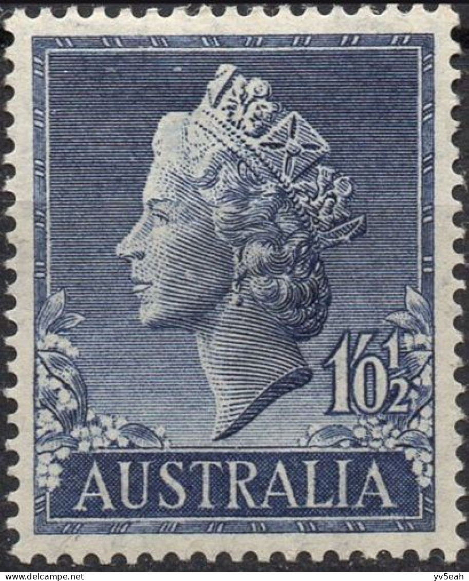 AUSTRALIA/1955/MH/SC#279/ QUEEN ELIZABETH II/ QEII / ROYALTY - Mint Stamps