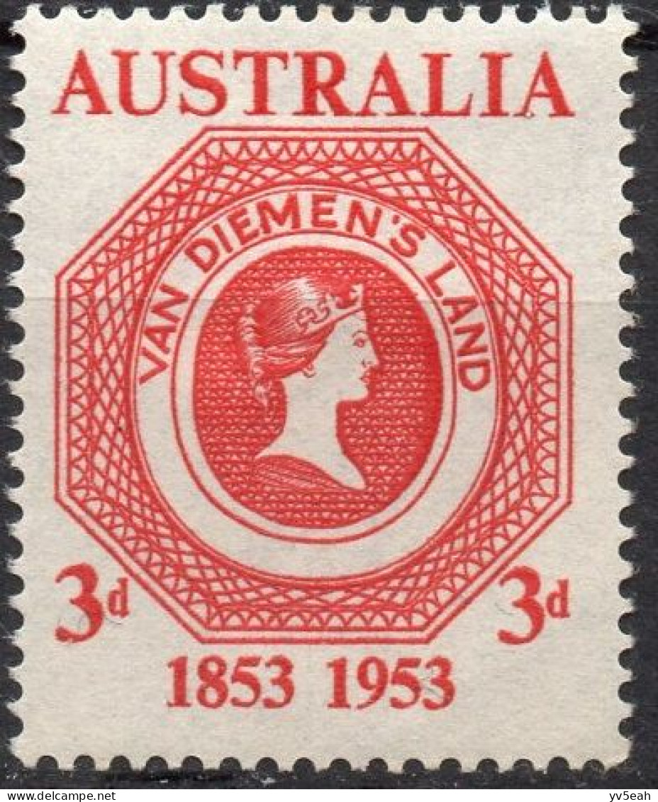 AUSTRALIA/1953/MH/SC#266/TASMANIA STAMP/ PHILLATELLY - Neufs