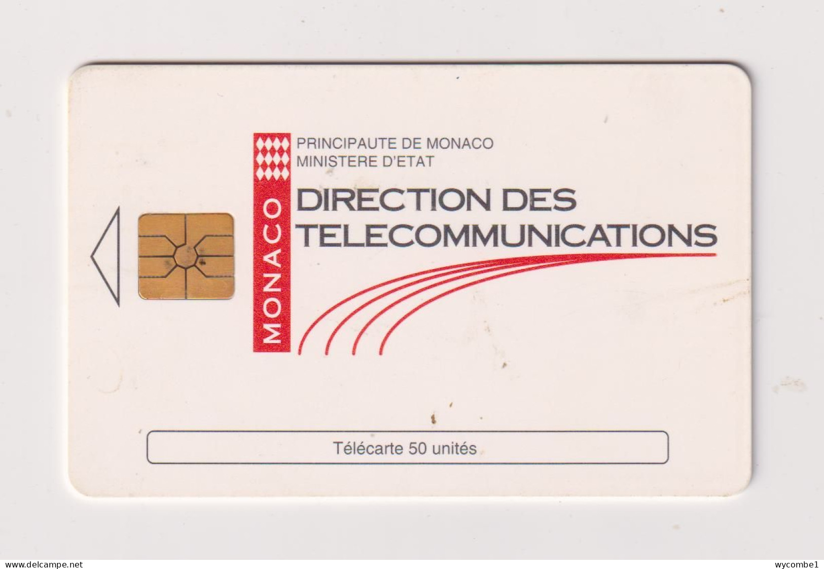 MONACO - Direction Des Telecommunications Chip Phonecard - Monace