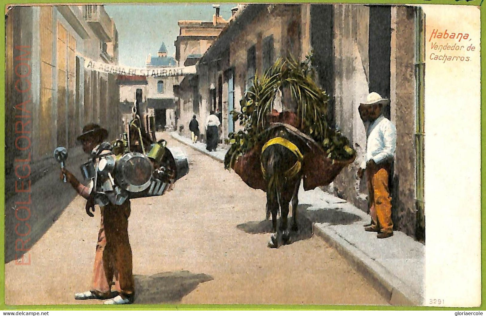 Aa6045 - CUBA - Vintage Postcard - Vendedor De Cacharros - Cuba