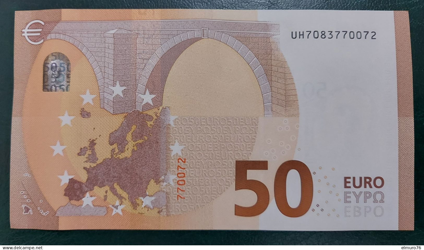 50 EURO U049F5 France Lagarde Serie UH Ch 08 Perfect UNC - 50 Euro